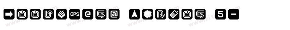 Bookshelf Symbol 5字体转换